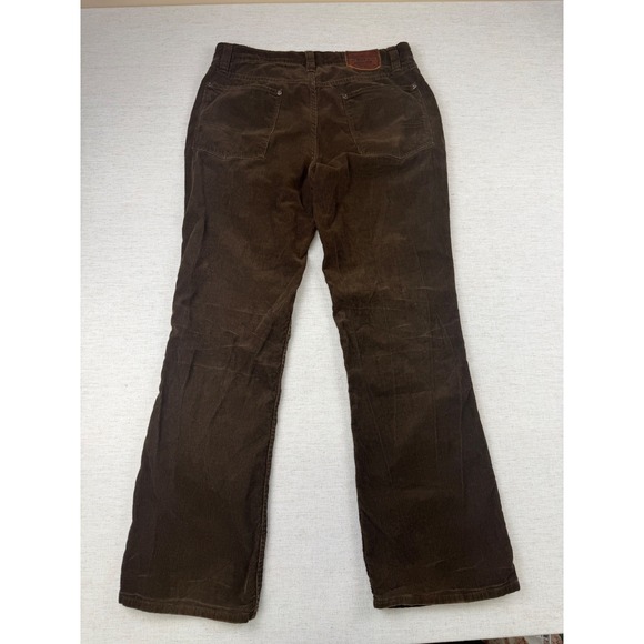 Vintage Polo Ralph Lauren Mens Corduroy Pants 32x30 Brown Flared Cotton Trousers - Picture 2 of 14